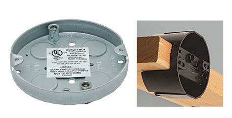 types of ceiling fan junction boxes|ceiling fan rated outlet box.